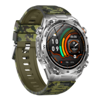 Reloj Inteligente AK105 con Pantalla Redonda de 1.63 Pulgadas, Llamadas por BT, Frecuencia Cardíaca, IP68, Fitcloudpro, Linterna, Deportes al Aire Libre, Batería de 1000 mAh