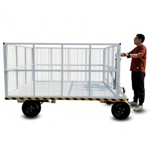 Chariot de manutention électrique avec garde-corps de 100 cm pour la logistique et le transport de marchandises aux États-Unis - Product Image 2