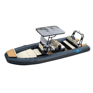 Hedia 2026 Nouveau RHIB 660 6,6m 7m Coque en aluminium Hypalon <span class=keywords><strong>Semi</strong></span>-<span class=keywords><strong>rigide</strong></span> <span class=keywords><strong>Bateau</strong></span> pneumatique de pêche 23 pieds Luxe Hypalon Rib Boat 680 700 - Product Image 3