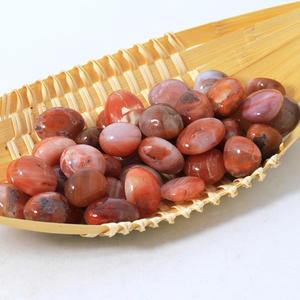 Pierre dégringolée naturelle DIY Cristal Agate rouge <span class=keywords><strong>du</strong></span> <span class=keywords><strong>Sud</strong></span> Pierre de guérison Pierre dégringolée en cristal pour décoration Fengshui - Product Image 4