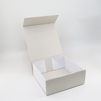 Boîte magnétique pliable finition mate de Noël, matériaux recyclés, motif personnalisé, impression UV quadricolore pour bijoux de petite taille