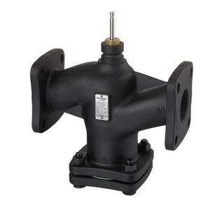 Válvula de Control Bidireccional Siemens con Brida DN125 PN16 de Hierro Fundido, Flujo Lineal, Estándar Alemán - Product Image 1