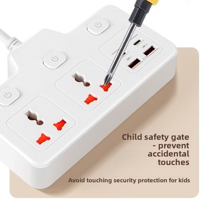 <strong>Plug</strong> Extension Multi <strong>Plug</strong> Extension <strong>Sockets</strong> with USB <strong>Wall</strong> <strong>Plug</strong> Adapter 3 Way Turn 1 Into 2 Power Extension Adapter - Product Image 3