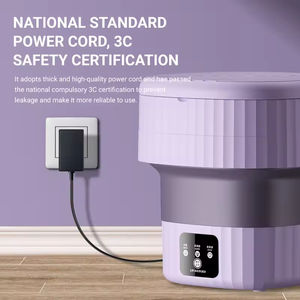 Lavadora Portátil Mini, Automática, Eléctrica, Plegable, con Secadora por Centrifugado, para Ropa Interior y Calcetines - Product Image 6