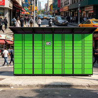 Casier à bagages électronique automatique étanche et écologique pour extérieur avec serrure à code, fixation murale/sol pour appartement et usage public