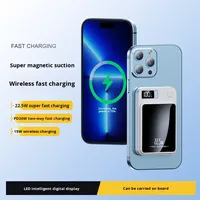 Batterie externe magnétique sans fil de haute qualité PD 22,5W 20W 10000mAh avec charge rapide 15W et entrée Type-C pour iPhone