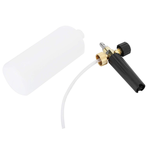 Pistolet de lavage haute pression, lance à mousse de neige, connecteur rapide 1/4'', générateur de mousse, canon à savon, bouteille de nettoyage pour lavage de voiture, 3000 PSI - Product Image 2