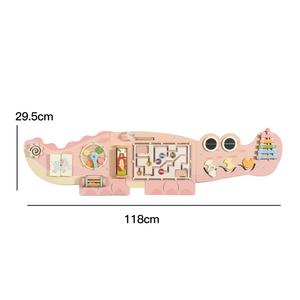 子供モンテッソーリ木忙しいボードクリエイティブ感覚壁おもちゃ楽しいアクティビティ用壁吊りモンテッソーリツール - Product Image 2