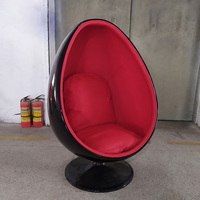 Meubles de canapé de maison de luxe modernes pour le salon chambre à coucher chaises pivotantes simples fauteuils à dosette fauteuil de loisirs nordique relax inclinable oeuf