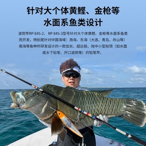 <span class=keywords><strong>Canne</strong></span> à pêche ECOODA GT-FISHER arc-en-ciel RP 8'4 "or thon Popping Rod 40-100g poids d'appât <span class=keywords><strong>canne</strong></span> à pêche 20KG puissance de traînée grand jeu - Product Image 3