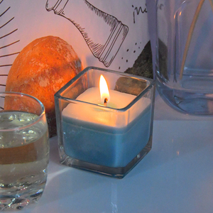 Đậu nành sáp nến cho trang trí nội thất <span class=keywords><strong>handmade</strong></span> NẾN 5*5cm với thủy tinh trong suốt container độc đáo nến Jar - Product Image 5