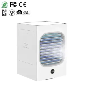 Quay vòng phun sương mini Fan/LED ánh sáng làm mát mini Fan/AC quạt máy tính để bàn