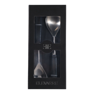Set di utensili da cucina classici con manico lungo in acciaio inossidabile e manico in legno, design moderno - Product Image 2