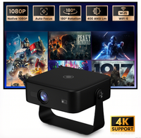 Vente Flash : Mini Projecteur Intelligent A53 1080P, Vente Directe Usine, 400 ANSI LED, Android 13, 1+8 Go RAM/ROM, Décodage Vidéo 4K, Mise au Point Automatique, Vente en Gros