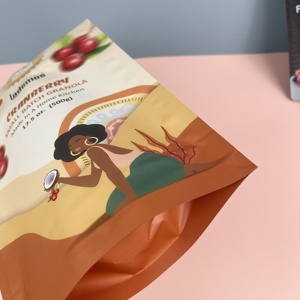 Tùy chỉnh hàng ngày ăn sáng granola khỏe mạnh ngay lập tức bột yến mạch với các loại hạt và trái cây in kỹ thuật số 100 cái moq túi nhựa bao bì - Product Image 4