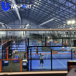 Pista de Pádel 360 de alta calidad, pista de tenis de Pádel de cristal panorámico, suelo para deportes al aire libre, <span class=keywords><strong>Padel</strong></span> <span class=keywords><strong>Arena</strong></span> duradero directo de fábrica - Product Image 5