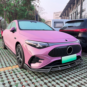 Amp-Z Front Lip Splitter Carbon Fiber Texture Matte Finish For Mercedes-Benz CLA C174 C178 AMG Line 2026 - Product Image 2
