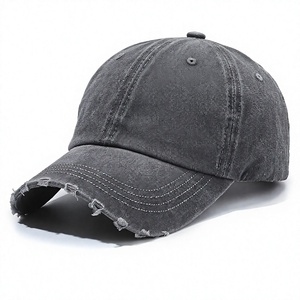 Gorra de Béisbol de Lona Lavada Vintage de 6 Paneles con Letras Impresas, Gorra Snapback Unisex Deportiva, Estilo Urbano, Informal - Product Image 2