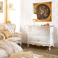 Meubles royaux, lits en or antique, ensembles de meubles de chambre à coucher luxueux, lit de mariage