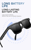 Lunettes Intelligentes BW300 : Traduction IA, Assistant Vocal, Contrôle Musical, Appels Bluetooth, Lunettes de Soleil Sport UV400, Lunettes IA 200W avec Caméra
