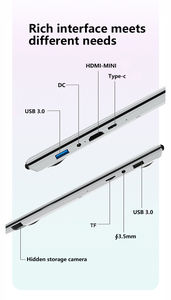 7 "+ 15.6" Laptop Business doppio schermo Intel N95 15.6 pollici 1920*1080P IPS <span class=keywords><strong>16GB</strong></span> <span class=keywords><strong>RAM</strong></span> 256GB SSD 7 colori retroilluminati tastiera Laptop - Product Image 6
