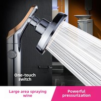 Ensemble de pommeau de douche à effet pluie suralimenté moderne robinet de bain avec chauffe-eau et tuyau pour la maison boîte de salle de bain emballée