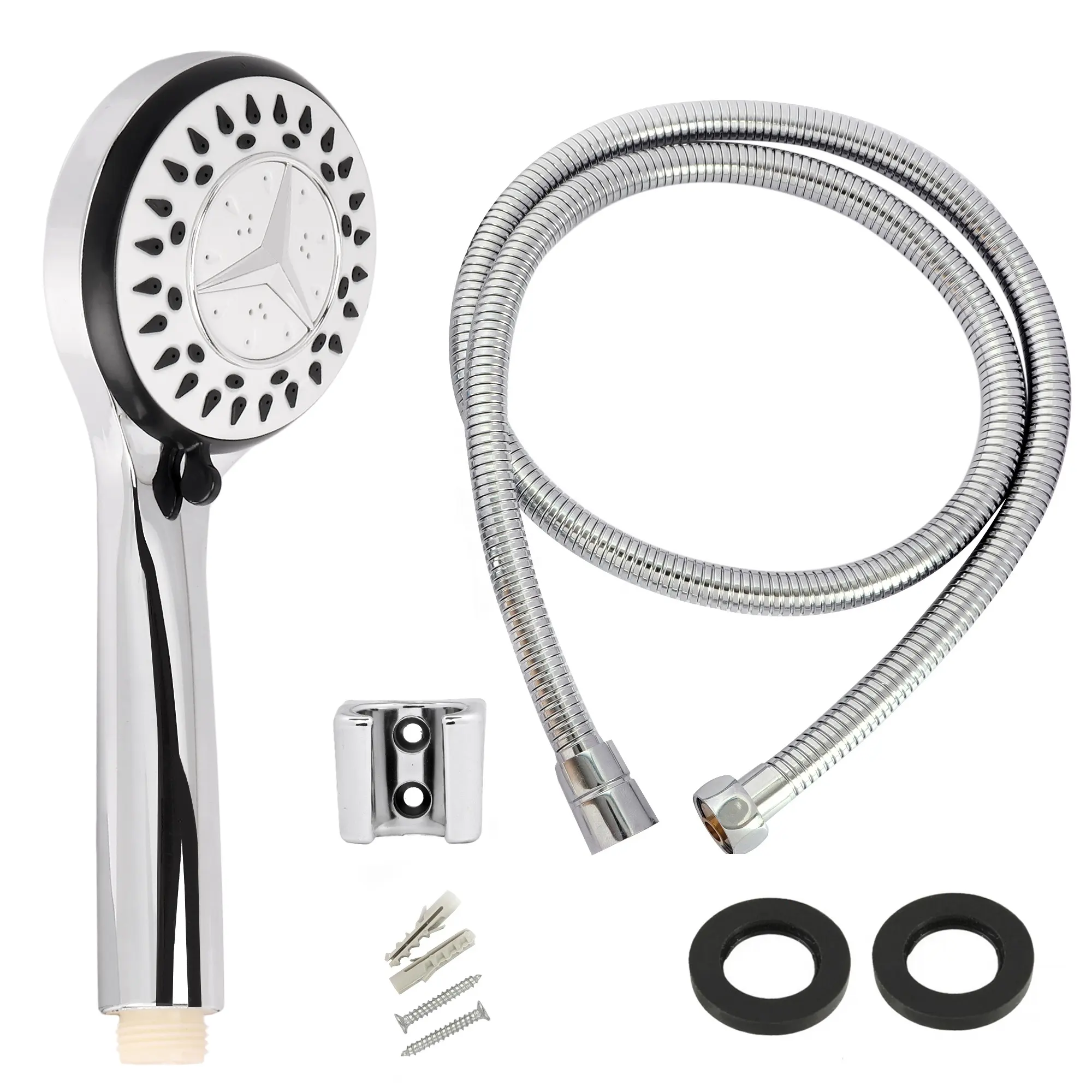 Shower Manufacturer Wholesale High Temperature Resistant ABS Plastic Material Hand Shower Head