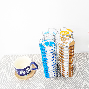 Porte-capsules de <span class=keywords><strong>café</strong></span> de comptoir de cuisine Base rotative Support de stockage de <span class=keywords><strong>dosettes</strong></span> de <span class=keywords><strong>café</strong></span> en métal noir Compatible avec les <span class=keywords><strong>dosettes</strong></span> de <span class=keywords><strong>café</strong></span> <span class=keywords><strong>Tassimo</strong></span> - Product Image 3