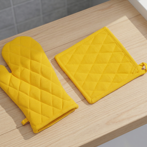 Gants de cuisine de luxe modernes en coton, résistants au four et au lave-vaisselle, écologiques, pour la cuisson, protection thermique, OEM - Product Image 1