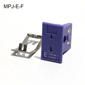 1PC Connecteur de prise thermocouple industriel MPJ-K-F petit format K/T/<span class=keywords><strong>J</strong></span>/<span class=keywords><strong>E</strong></span>/N/RS/<span class=keywords><strong>U</strong></span> -50~220 Installation sur panneau à boucle métallique MJP1-06 - Product Image 2