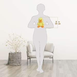 Super lindo pato amarillo juguete suave poliéster pato relleno Animal Plushie Hugger para niños y niñas regalo - Product Image 2