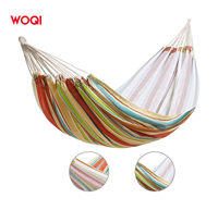Hamac d'extérieur et d'intérieur WOQI de haute qualité, ultraléger, pour patio, arbres, jardin, cour arrière, véranda