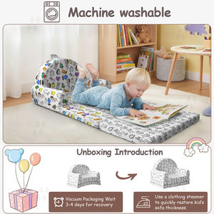 <span class=keywords><strong>Fauteuil</strong></span> enfant pliable éducatif pour le dessin et la peinture, avec housse amovible, pour l'école, la maison et la salle de jeux, cadeau - Product Image 2