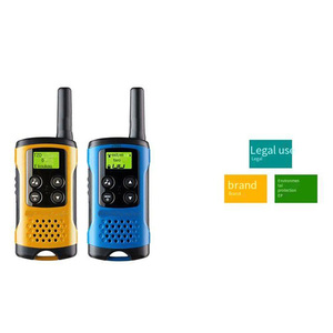 Mini Walkie Talkie sin licencia T50 T60 T80, radio de 8 canales de hasta 4 km de alcance para Motorola, con licencia, de 2 a 3 - Product Image 5