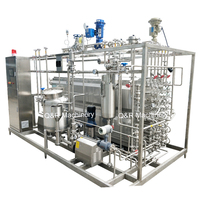 Prix de la machine de stérilisation par pasteurisation flash UHT de 1000 L, petit tunnel, lait, boissons, jus, usine