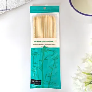 Brochettes jetables pour barbecue, kebabs, arrangements floraux, brochettes de 3,0 mm d'épaisseur, vente en gros auprès du fabricant - Product Image 6