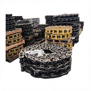 Rantai Trek <span class=keywords><strong>Kobelco</strong></span> <span class=keywords><strong>SK120</strong></span>-8 <span class=keywords><strong>SK120</strong></span> Baru Rakitan Rantai Trek SH120 Suku Cadang Undercarriage Excavator Rantai Trek - Product Image 1