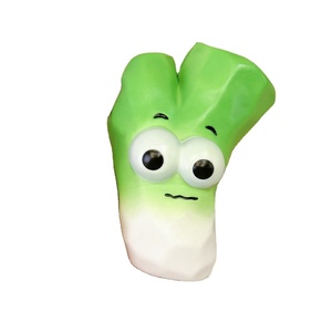 Jouets mignons en PU à rebond lent, modèles de simulation de légumes et fruits, pour décoration de fête, accessoires de jardin fantaisie - Product Image 1