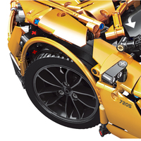 Mould King 13145s MOC modèle de voiture tout-terrain motorisé 1/8 véhicule assembler bloc de construction jouet enfant cadeau éducatif 3149 pièces