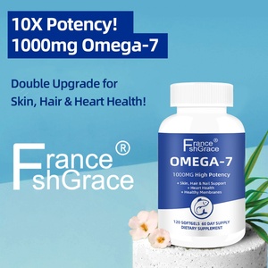 Complément d'huile de poisson haute puissance 120 gélules molles Soutient la santé cardiaque pour les hommes et les femmes Gélules molles d'huile de poisson - Product Image 2