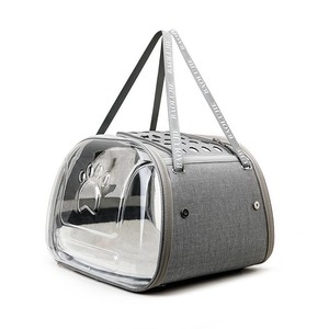 Baolujie Pet Carrier Transparent <b>Backpack</b> <b>Large</b> Capacity For Cats Dog Travel Bag With Breathable Mesh Design - Product Image 2