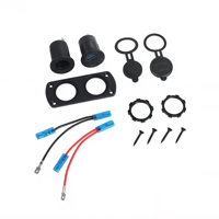 Denizcilik 12V 3A QC3.0 Araç Şarj Soketi Su Geçirmez Soket Paneli Pd3.0 Tip c Usb Soket Çift PD ABS Tekne İçin