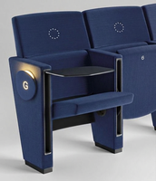 Lumière LED personnalisée pour extrémité de rangée de siège de cinéma, signalisation de couloir avec lettres et numéros personnalisés pour chaises de théâtre, conception et fabrication OEM