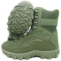 Bottes tactiques d'hiver pour hommes, semelle en caoutchouc, respirantes, à lacets, imperméables, chaussures de sécurité pour le travail, chaussures de sport, chaussures de randonnée en plein air
