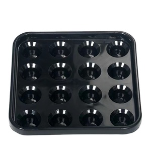 Plateau de billard noir en bois pour 8 boules de <span class=keywords><strong>snooker</strong></span>, capacité 16 boules, taille réglementaire, prix de gros abordable - Product Image 1