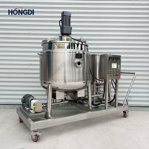 Industrial Reaction <b>Kettle</b> with Cleaning Tank, Jacketed Chemical Reactor System for Resin Paint and Adhesive Production - Product Image 6