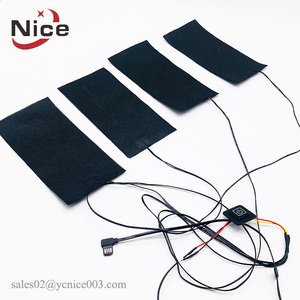 5v USB elektrikli karbon fiber yıkanabilir bez isıtma pedi - Product Image 5