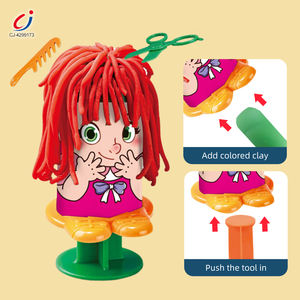 Chengji coloré pâte à <span class=keywords><strong>modeler</strong></span> ensemble de jeu <span class=keywords><strong>Montessori</strong></span> jeu enfants Non toxique cheveux Studio modélisation pâte ensemble de jeu - Product Image 3