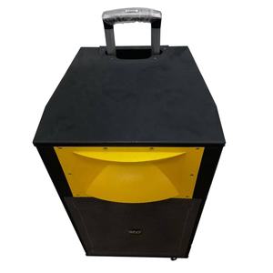 Altoparlante Professionale Portatile da 15 Pollici <span class=keywords><strong>con</strong></span> <span class=keywords><strong>Bluetooth</strong></span>, Trolley Singolo, per Feste e Palcoscenico, <span class=keywords><strong>con</strong></span> Custodia in Legno e Griglia Metallica - Product Image 6