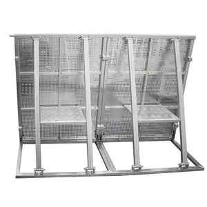 Barrière de contrôle des foules en métal personnalisée Barrière de contrôle des foules en métal pour concert Mojo en aluminium Barrière de contrôle des foules de scène - Product Image 3